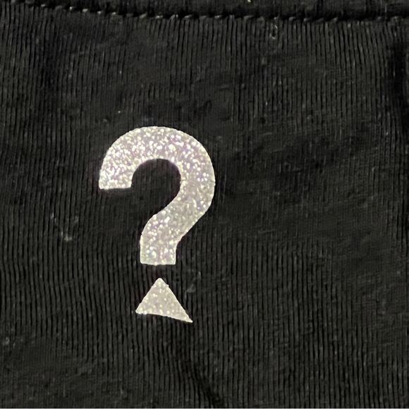 Guess Women's Short Sleeve Black Rhinestone Logo Selina Crew Tee Sz M - Picture 4 of 12